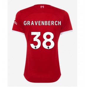 Liverpool Ryan Gravenberch #38 Replika Hjemmebanetrøje Dame 2023-24 Kortærmet